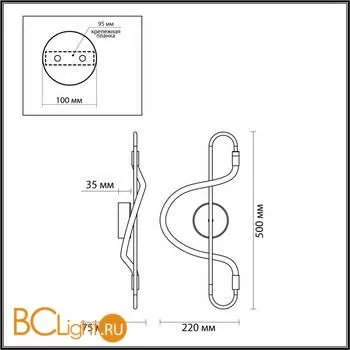 Настенный светильник Odeon Light Keys 4303/12WL - Фото 2