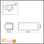 Настенный светильник Odeon Light Kima 2731/1W - Схема