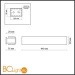 Настенный светильник Odeon Light Kima 2731/3W - Схема