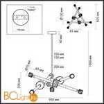 Люстра Odeon Light KLIFF 5426/54CL - Фото 0