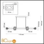 Подвесной светильник Odeon Light KLIFF 5426/40L - Фото 0