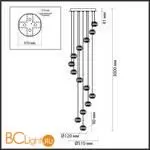 Люстра Odeon Light KLOT 5031/80L - Фото 0