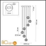 Люстра Odeon Light KLOT 5031/40L - Фото 0