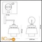 Бра Odeon Light Kressa 4992/1WA - Фото 0