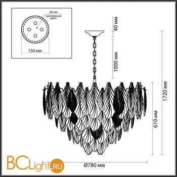 Люстра Odeon Light LACE 5052/21 - Фото 0