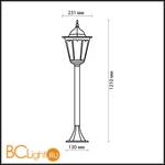 Садово-парковый фонарь Odeon Light Lano 2322/1F - Схема