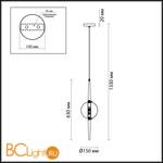 Подвесной светильник Odeon Light Lazia 4683/1 - Схема