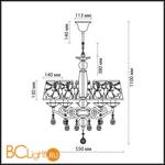 Люстра Odeon Light Lika 2275/5 - Схема