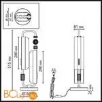 Настольная лампа Odeon Light Lion 5467/10TL - Фото 1