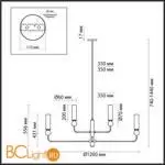 Люстра Odeon Light LOLLA new 6625/8 - Фото 1