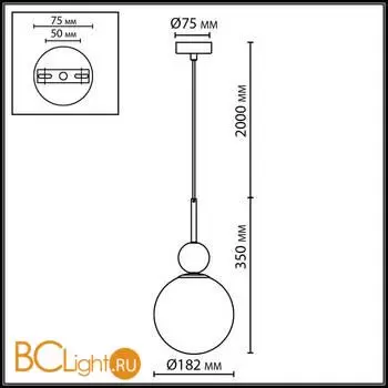 Подвесной светильник Odeon Light LOLLA 6625/1A - Фото 0