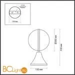 Садово-парковый фонарь Odeon Light Lomeo 4832/1A - Фото 2