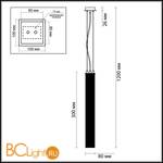 Подвесной светильник Odeon Light Luigi 4138/1 - Схема