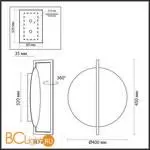 Настенный светильник Odeon Light LUNAR new 7015/15WL - Фото 1