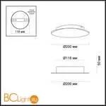 Настенный светильник Odeon Light Lunario 3562/9WLY - Фото 1