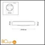 Потолочный светильник Odeon Light Lunor 4947/45CL - Фото 1