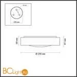 Настенный светильник Odeon Light Lunor 4948/30CL - Фото 1