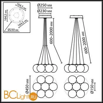 Подвесной светильник Odeon Light MAGIA 7109/7 - Фото 0