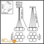 Подвесной светильник Odeon Light MAGIA 7109/7 - Фото 0