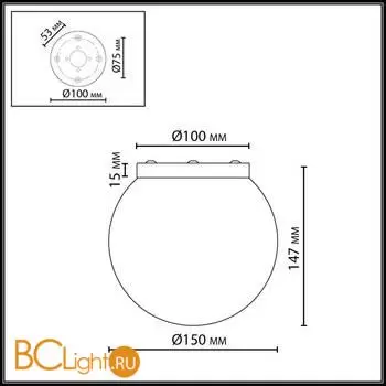 Потолочный светильник Odeon Light MAGIA 7109/1C - Фото 0