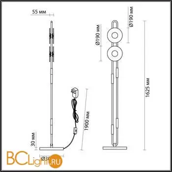 Торшер Odeon Light MAGNET 5407/23FL - Фото 1