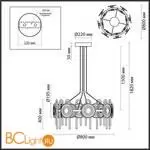 Люстра Odeon Light MAGNET 5407/92L - Фото 1