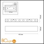 Настенный светильник Odeon Light Magnum 3893/16WL - Схема