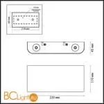 Настенный светильник Odeon Light MAGNUM 7107/4WL - Фото 0
