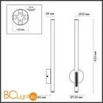 Настенный светильник Odeon Light Mali 6644/10WL - Фото 0