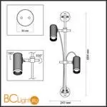 Настенный светильник Odeon Light MANCHESTER new 7013/2W - Фото 0