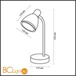 Настольная лампа Odeon Light Mansy 2409/1T - Схема