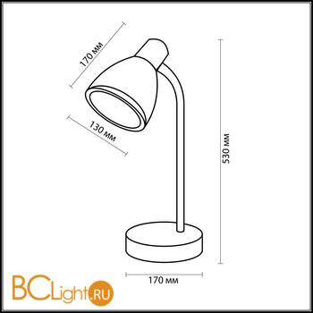 Настольная лампа Odeon Light Mansy 2410/1T - Схема