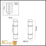 Настенный светильник Odeon Light MARBELLA new 6674/12WA - Фото 0