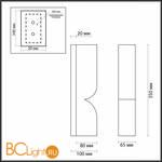 Настенный светильник Odeon Light MARBELLA 6685/10WL - Схема