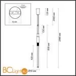 Подвесной светильник Odeon Light Marmi 4361/14L - Фото 1