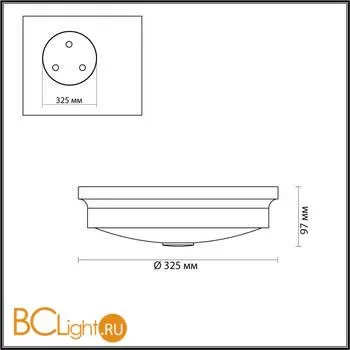 Потолочный светильник Odeon Light Marsei 4825/3C - Фото 1
