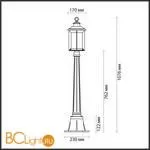 Садово-парковый фонарь Odeon Light Mavret 4961/1F - Фото 2