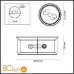 Уличный потолочный светильник Odeon Light Mavret 4961/2C - Фото 2