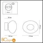 Настенный светильник Odeon Light MELA new 7045/4WL - Фото 0