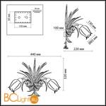 Бра Odeon Light Merida 2652/2W - Схема