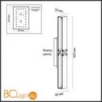 Настенный светильник Odeon Light MESH new 7083/12WL - Фото 0