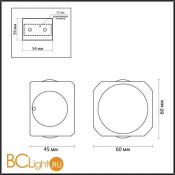 Настенный светильник Odeon Light Miko 4221/4WL - Фото 1