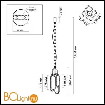Подвесной светильник Odeon Light MILANO new 7066/15L - Фото 1