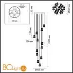 Люстра Odeon Light MIRAGE 5030/83L - Фото 0