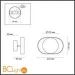 Настенный светильник Odeon Light Mondy 4246/7WB - Фото 1