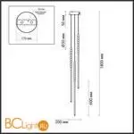 Подвесной светильник Odeon Light MONELLA 6639/33L - Фото 0