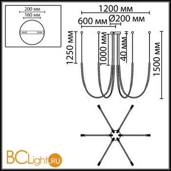 Подвесной светильник Odeon Light MONELLA 7149/70L - Фото 0