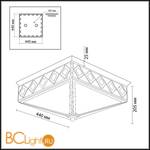 Потолочный светильник Odeon Light Morne 2544/4 - Схема