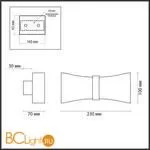 Настенный светильник Odeon Light Motion 4215/12WL - Фото 1