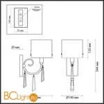 Бра Odeon Light Nicole 4886/1W - Фото 1
